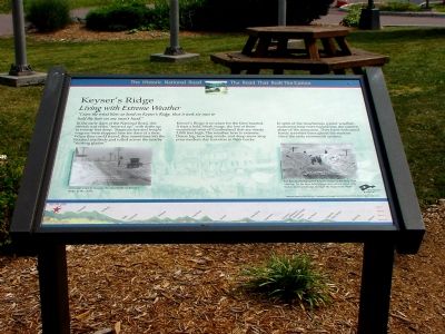 Keyser�s Ridge Marker image. Click for full size.