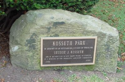 Kossuth Park Tablet. Click for full size. Kossuth Park Tablet image. Click for full size.