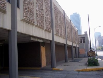 The temple is no longer located in this historic spot. It was replaced by a parking garage. image. Click for full size.