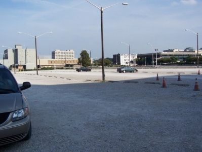 The parking lot replacement while awaiting redevelopment.. Click for full size. The parking lot replacement while awaiting redevelopment. image. Click for full size.