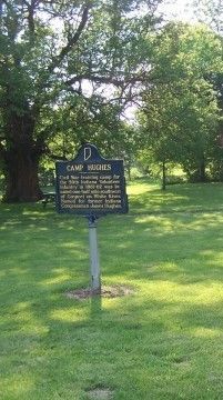 The marker is in "roadside park.". Click for full size. The marker is in "roadside park." image. Click for full size.