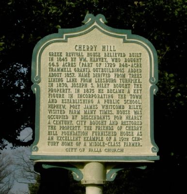 Cherry Hill Marker image. Click for full size.