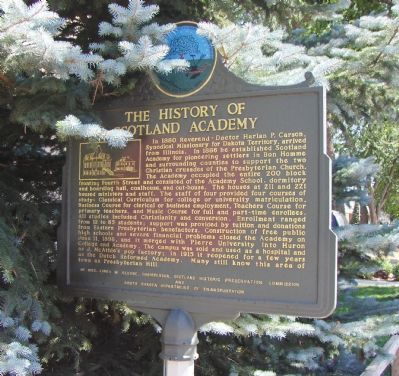 The History Of Scotland Academy Marker image. Click for full size.