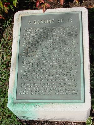 A Genuine Relic Marker image. Click for full size.