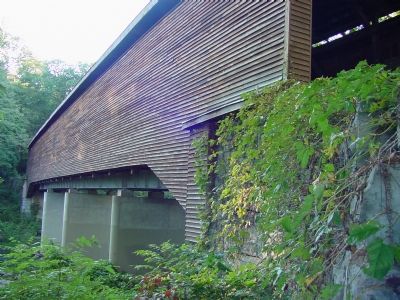 The Restored Meems Bottom Covered Bridge image. Click for more information.