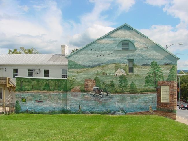 The White House Ferry Mural, by Merle Hilscher image. Click for full size.