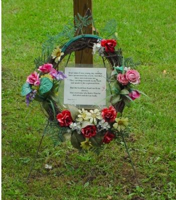 Wreath Placed at Marker image. Click for full size.