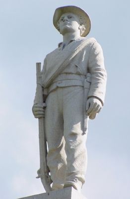 Confederate Soldiers Memorial Statue image. Click for full size.