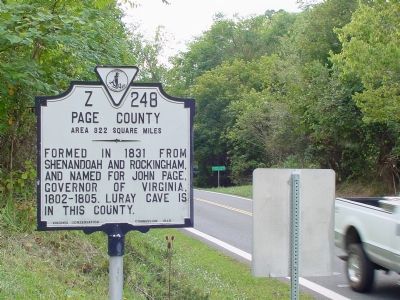 Marker's Page County Face Faces Warren County image. Click for full size.