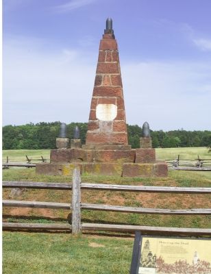 Henry Hill Monument and Marker image. Click for full size.