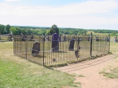Small Cemetery In Front of the Henry House image. Click for full size.