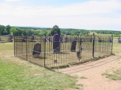 Small Cemetery In Front of the Henry House. Click for full size. Small Cemetery In Front of the Henry House image. Click for full size.