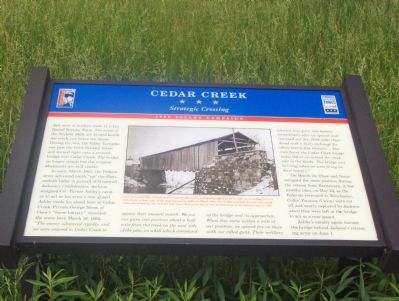 Cedar Creek, Strategic Crossing, 1862 Valley Campaign. Click for full size. Cedar Creek, Strategic Crossing, 1862 Valley Campaign image. Click for full size.