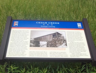 Cedar Creek, Strategic Crossing, 1862 Valley Campaign image. Click for full size.