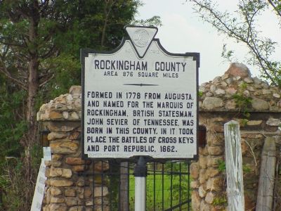 Rockingham County Face of Marker image. Click for full size.