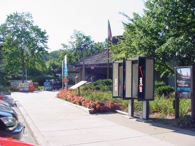 The Dwight D. Eisenhower Highway Marker image. Click for full size.