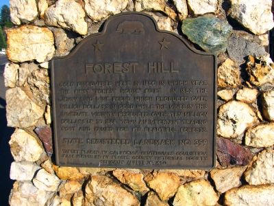 Forest Hill Marker image. Click for full size.