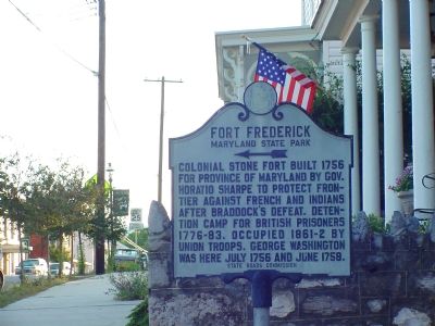 Fort Frederick Marker image. Click for full size.