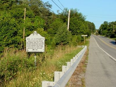 Gen. J. E. B. Stuart’s Cavalry Marker. Click for full size. Gen. J. E. B. Stuart’s Cavalry Marker image. Click for full size.