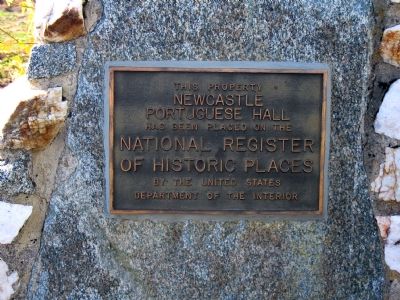 Newcastle Portuguese Hall Marker. Click for full size. Newcastle Portuguese Hall Marker image. Click for full size.