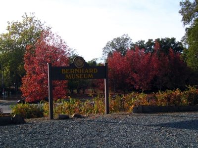 Bernhard Museum Sign image. Click for full size.
