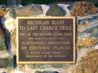 Michigan Bluff to Last Chance Trail image. Click for full size.