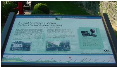 A Road Nurtures A Vision Marker. Click for full size. A Road Nurtures A Vision Marker image. Click for full size.