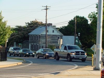 Log House Across the Street on Mill Street South. Click for full size. Log House Across the Street on Mill Street South image. Click for full size.
