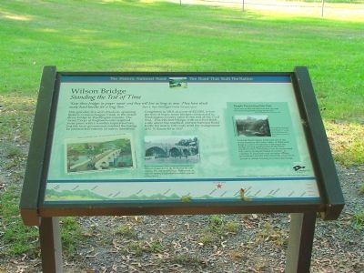Wilson Bridge Marker. Click for full size. Wilson Bridge Marker image. Click for full size.