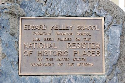 Edward Kelley School Marker image. Click for full size.