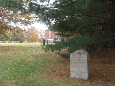 Battle of Salem Church Marker. Click for full size. Battle of Salem Church Marker image. Click for full size.