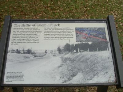 The Battle of Salem Church Marker image. Click for full size.