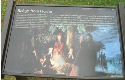 Refuge from Horror Marker. Click for full size. Refuge from Horror Marker image. Click for full size.