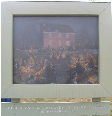 Fredericksburg Refugees at Salem Church<br>December 1862. Click for full size. Fredericksburg Refugees at Salem Church<br>December 1862 image. Click for full size.