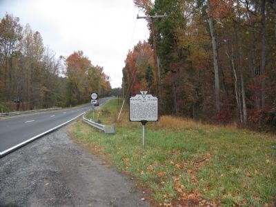 Jackson's Wounding Marker along the Plank Road image. Click for full size.
