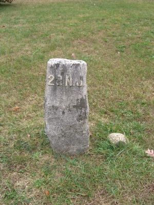 23rd Regt., N. J. Vols. Monument Corner Stones image. Click for full size.