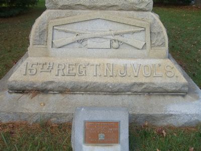 Rededication of 15th Reg't, New Jersey Vol's Marker image. Click for full size.