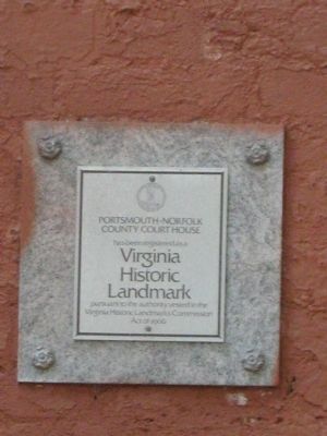 Virginia Historic Landmark. Click for full size. Virginia Historic Landmark image. Click for full size.