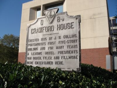 Crawford House Marker image. Click for full size.