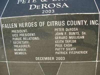 Bicentennial Park War Memorial Marker image. Click for full size.