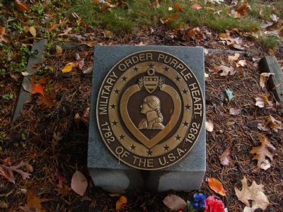 Military Order of the Purple Heart Marker. Click for full size. Military Order of the Purple Heart Marker image. Click for full size.