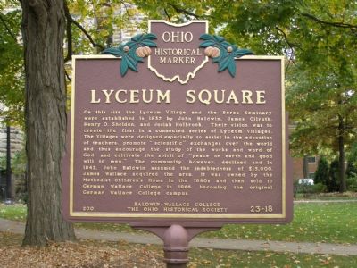 Lyceum Square Marker image. Click for full size.