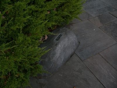 Boulder commemorating the battle at Tulagi. Click for full size. Boulder commemorating the battle at Tulagi image. Click for full size.