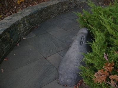 Boulder commemorating the battle at New Georgia. Click for full size. Boulder commemorating the battle at New Georgia image. Click for full size.