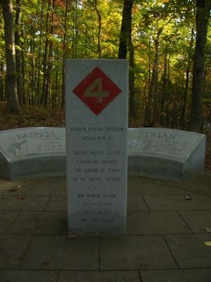 Fourth Marine Division Association Memorial Marker - North Face. Click for full size. Fourth Marine Division Association Memorial Marker - North Face image. Click for full size.
