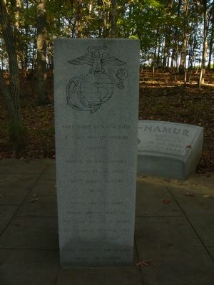Fourth Marine Division Association Memorial Marker - West Face. Click for full size. Fourth Marine Division Association Memorial Marker - West Face image. Click for full size.