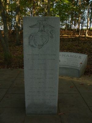 Fourth Marine Division Association Memorial Marker - West Face image. Click for full size.