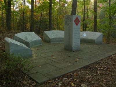 Fourth Marine Division Association Memorial Marker. Click for full size. Fourth Marine Division Association Memorial Marker image. Click for full size.