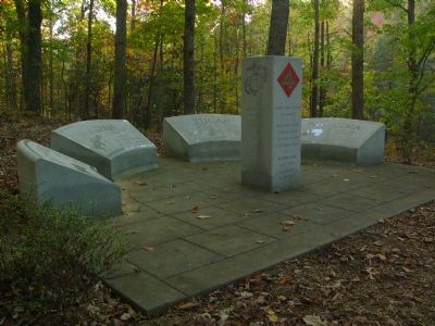 Fourth Marine Division Association Memorial Marker image. Click for full size.
