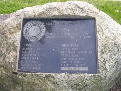 1999 Dedication plaque image. Click for full size.